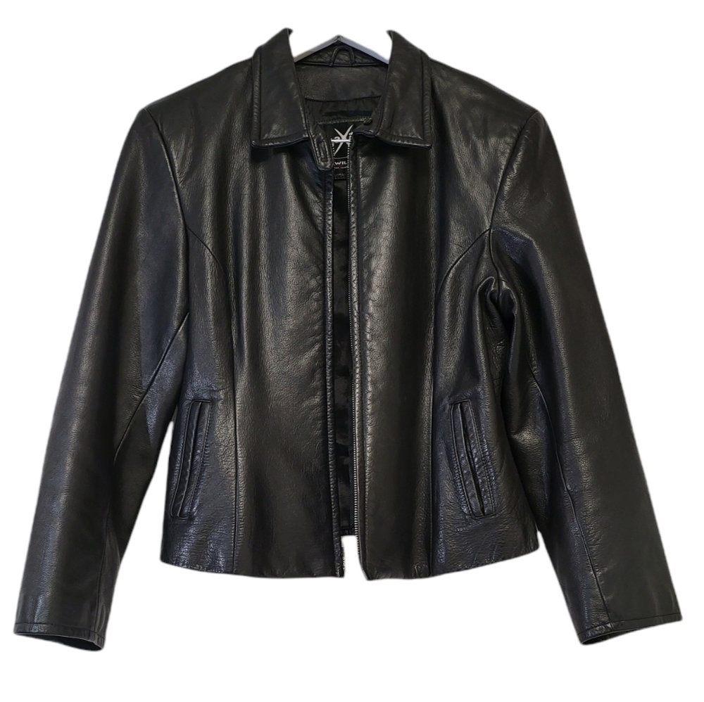 Wilson Maxima Leather Zipper Jacket
